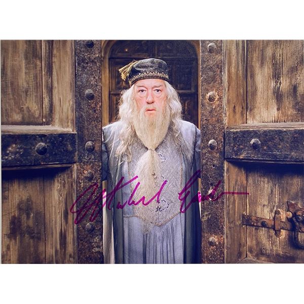 Autograph Signed Harry Potter Michael Gambon Photo