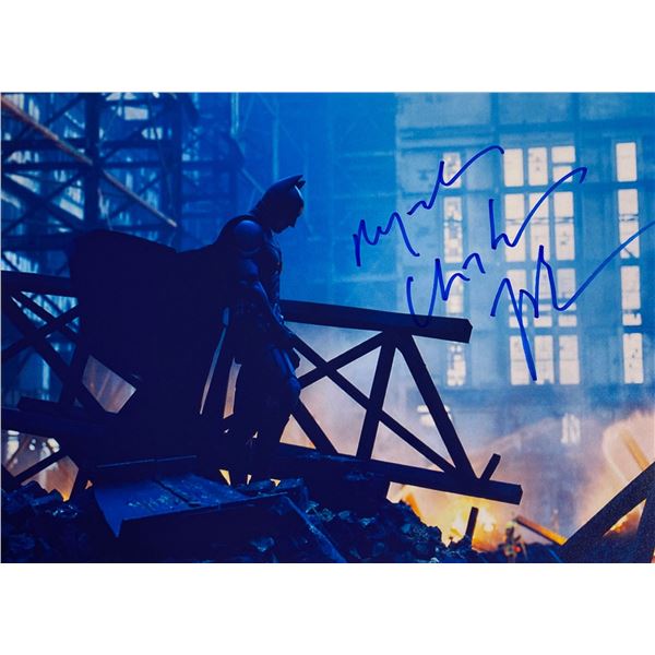 Autograph Signed Batman Dark Knight Photo