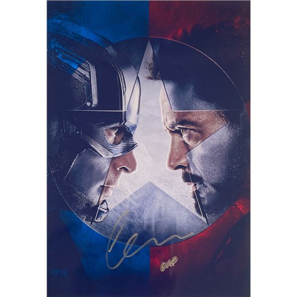 Autograph Signed Avengers Civil War Photo