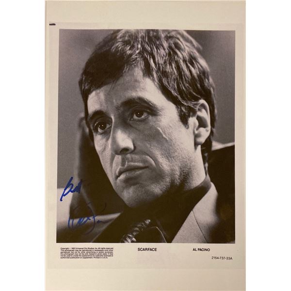 Signed Scarface Media Press Photo