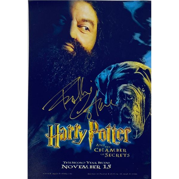 Autograph Signed Harry Potter Robbie Coltrane Photo