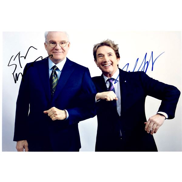 Steve Martin Martin Short Autograph Signed 3 Amigo Photo