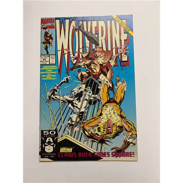 Wolverine #45 Marvel Vintage Comic Book