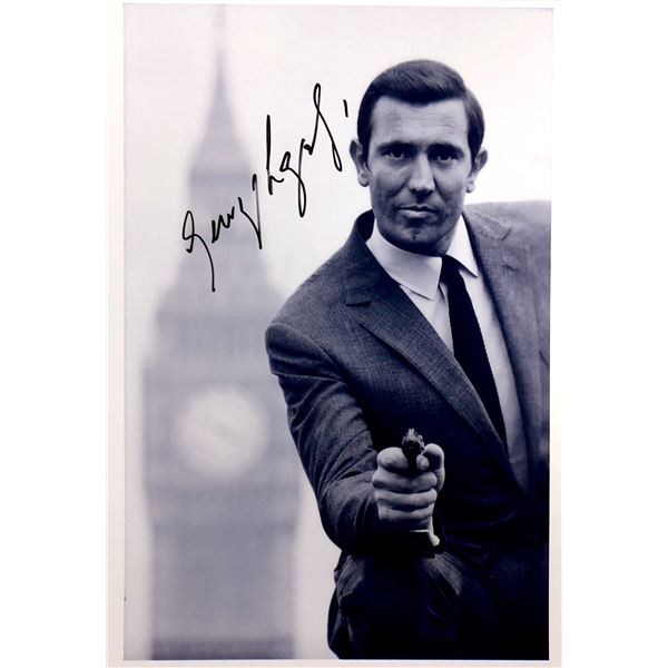 George Lazenby Autograph Signed James Bond 007 Photo