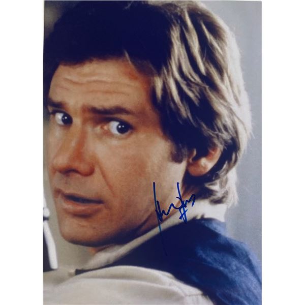 Signed Star Wars Harrison Ford Photo