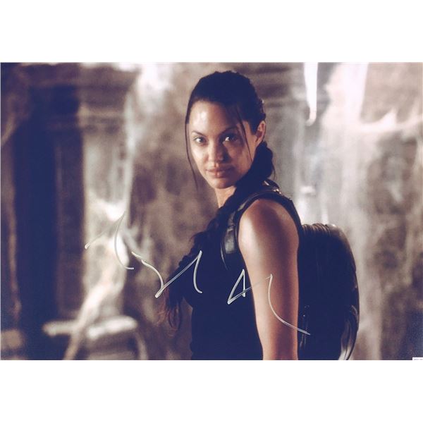 Tomb Raider Angelina Jolie Signed Photo