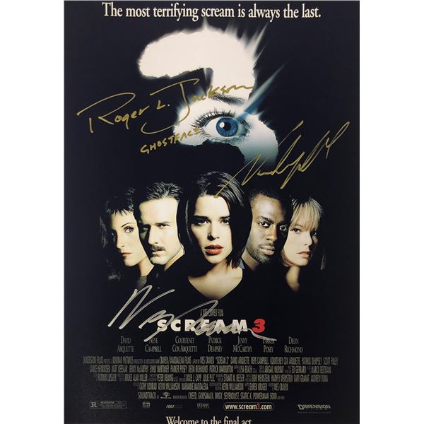 Scream 3 Photo Wes Craven Autographed Signed