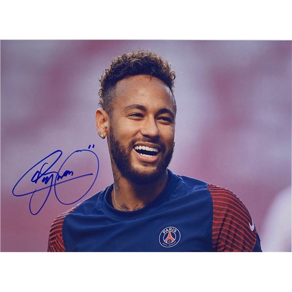 Autograph Signed Neymar Photo