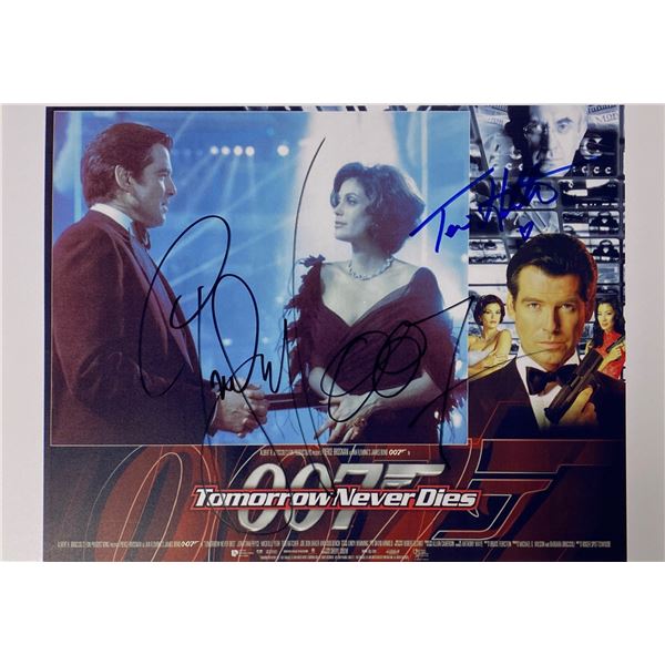 Signed Tomorrow Never Dies Photo