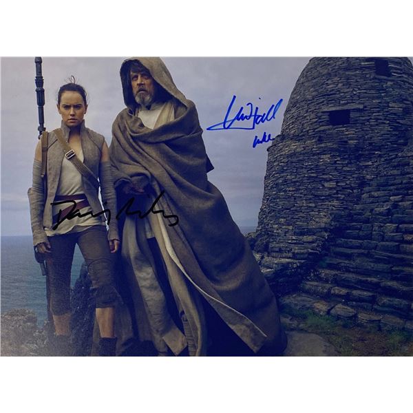 Autograph Signed Star Wars Last Jedi Photo