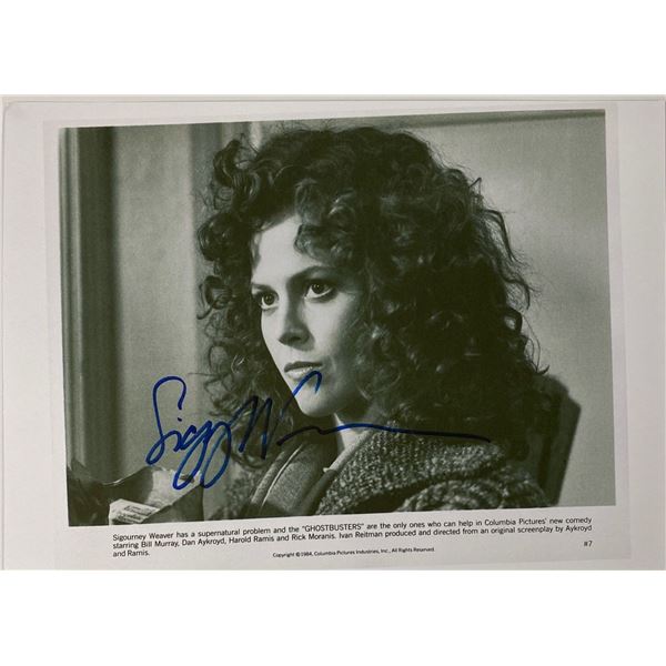 Signed Ghostbusters Media Press Photo
