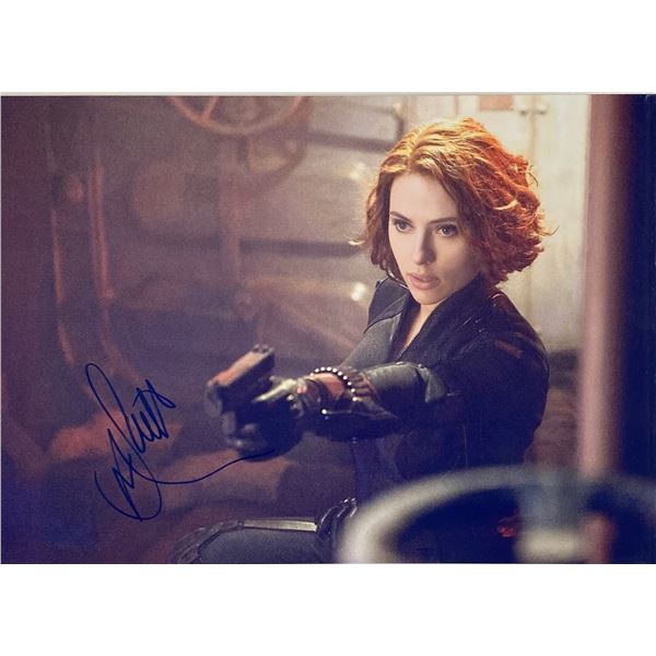 Scarlett Johansson Black Widow Photo Autograph Signed