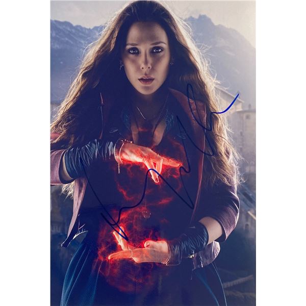 Autograph Signed Scarlet Witch Wanda Photo