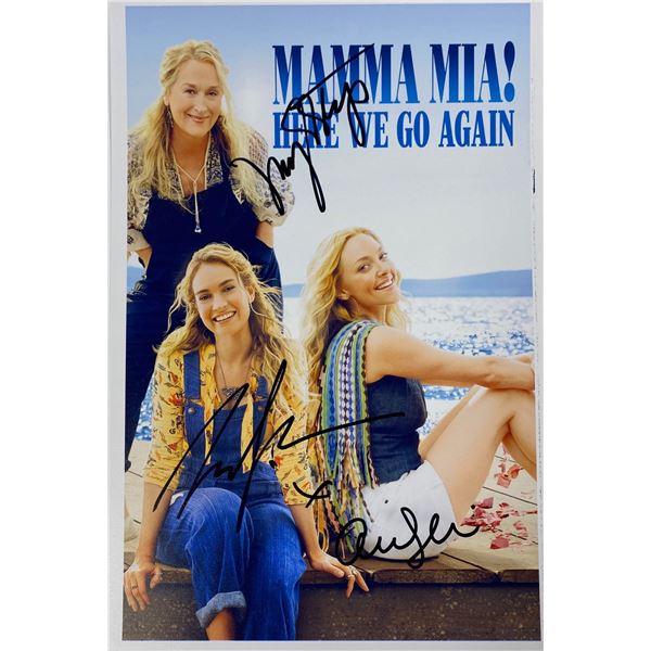 Autograph Signed Mama Mia Meryl Streep Photo