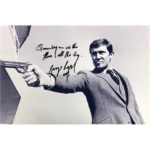 George Lazenby Autograph Signed James Bond 007 Photo