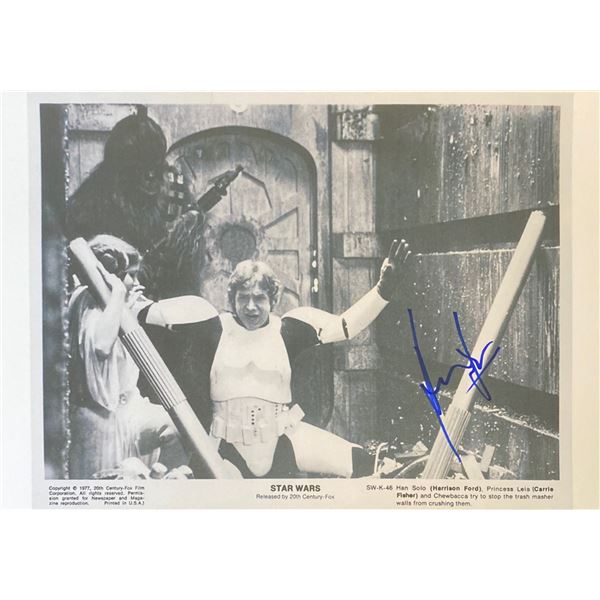 Signed Star Wars Media Press Photo