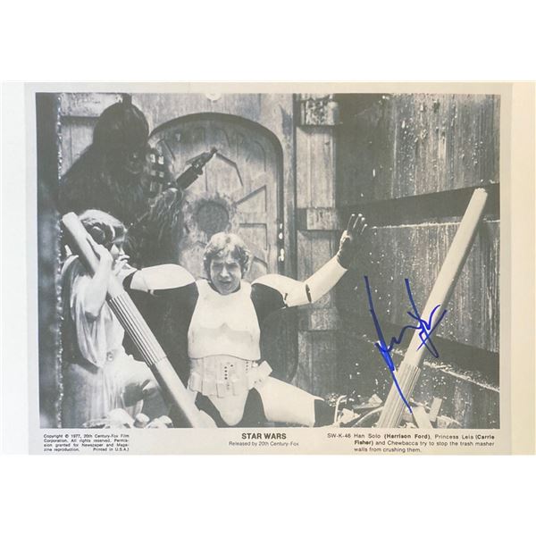 Signed Star Wars Media Press Photo