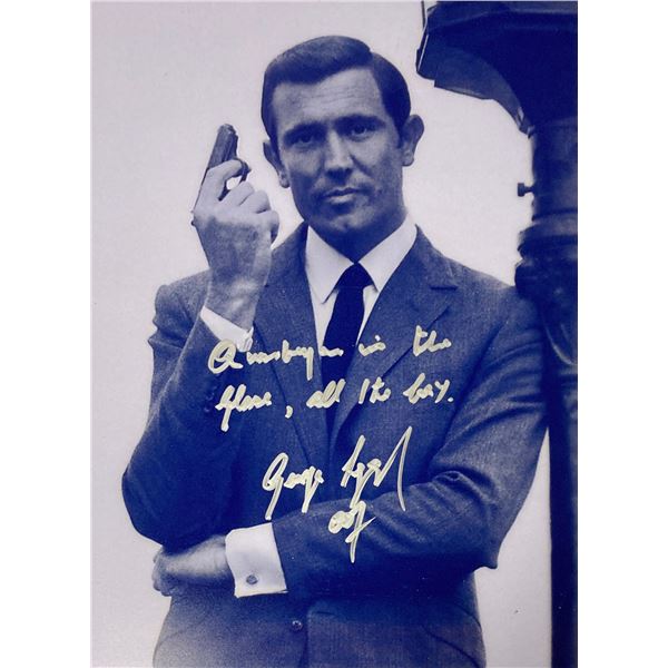 Signed James Bond George Lazenby Photo