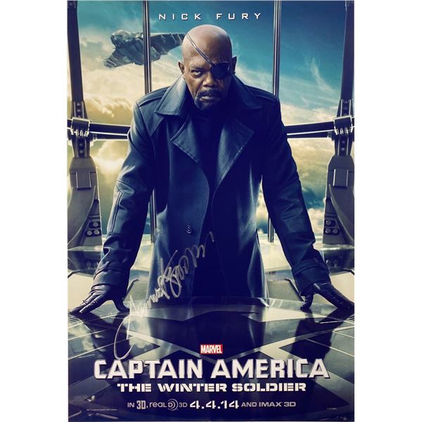 Signed Captain America Photo