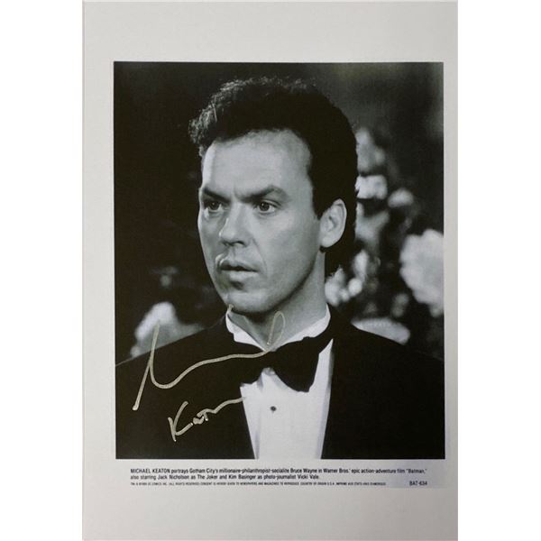 Signed Batman Media Press Photo