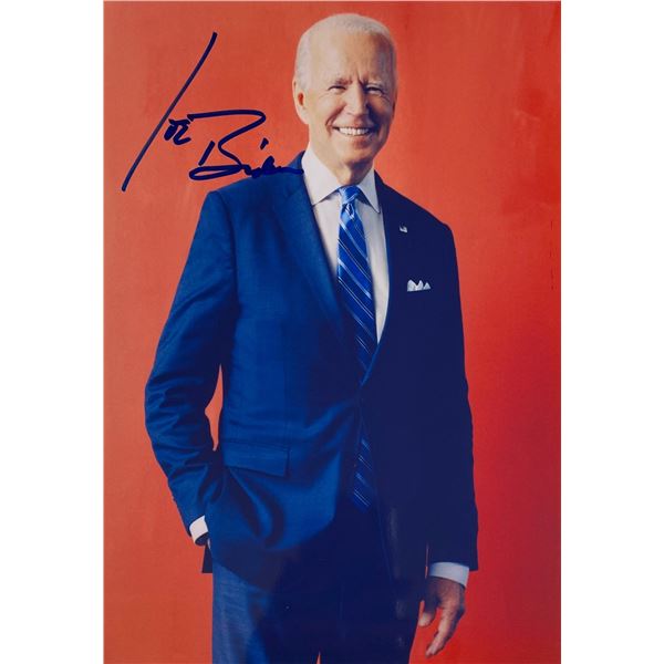 Autograph Signed president Joe Biden Photo