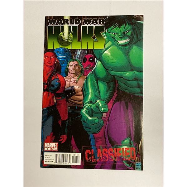 World War Hulk #1 Vintage Comic Book