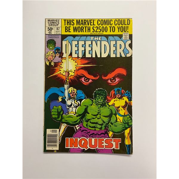 The Defenders #87 Vintage Comic Book