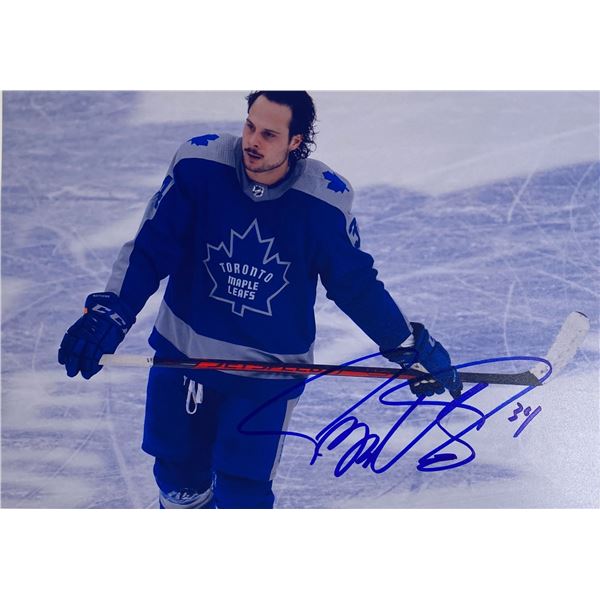 Autograph Signed Auston Matthews Photo