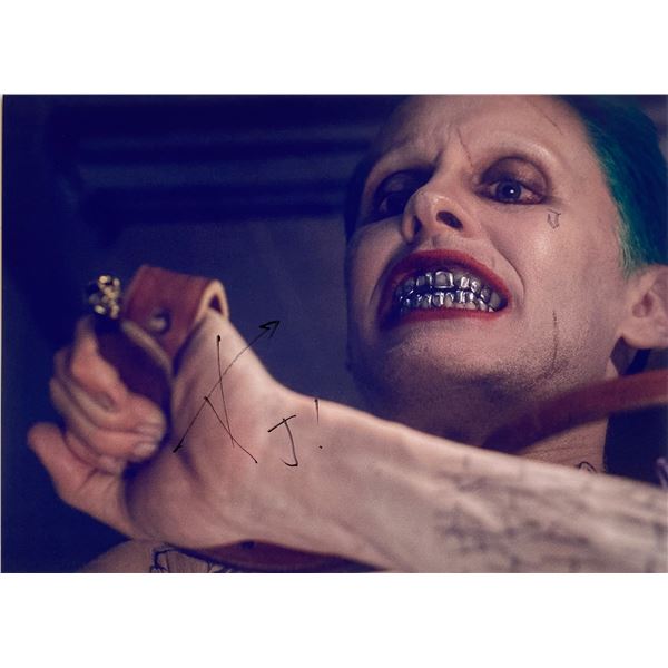 Autograph Signed Jared Leto Joker Photo