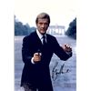 Image 1 : Roger Moore Autograph Signed James Bond 007 Photo