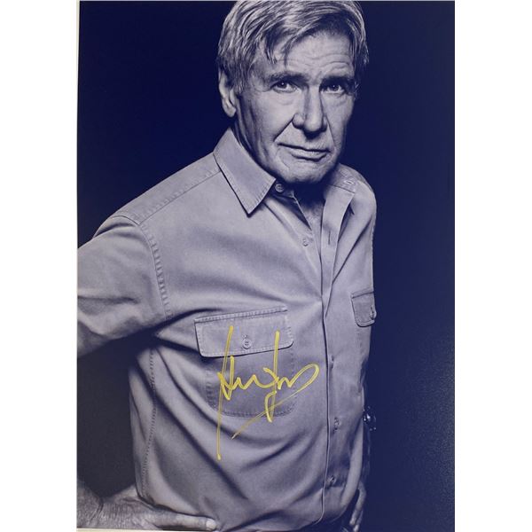 Signed Star Wars Harrison Ford Photo