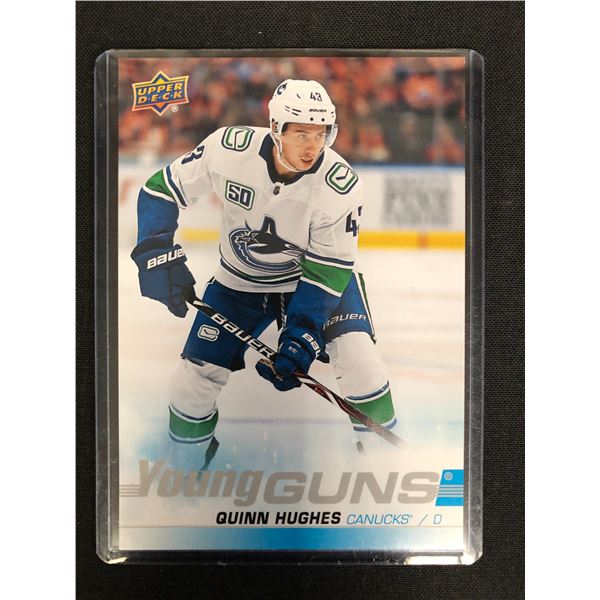 2019-20 UPPER DECK #249 QUINN HUGHES YOUNG GUNS RC