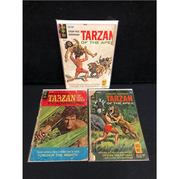 VINTAGE TARZAN COMIC BOOK LOT (GOLD KEY COMICS)