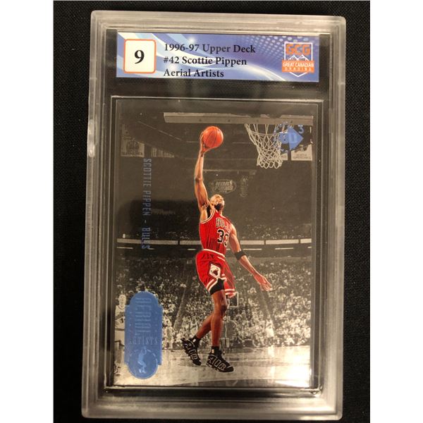 1996-97 UPPER DECK NO.42 SCOTTIE PIPPEN AERIAL ARTISTS (GCG 9)