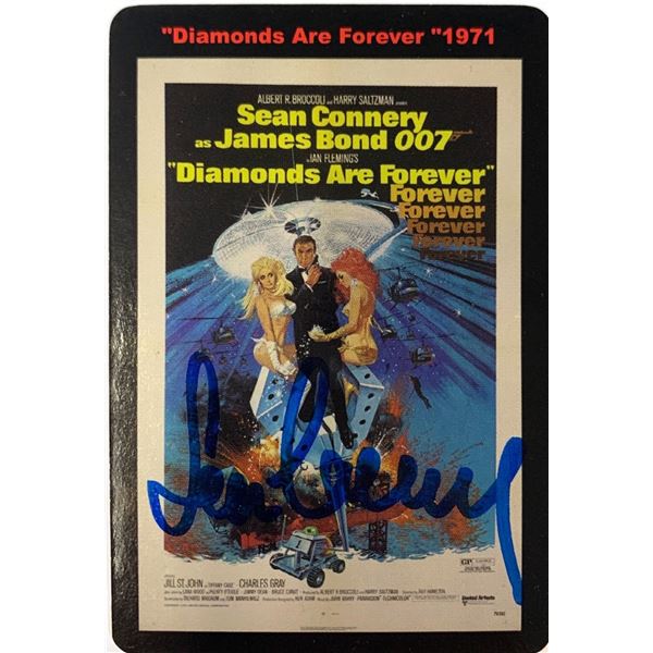 Autograph James Bond 007 Sean Connery Playing Card