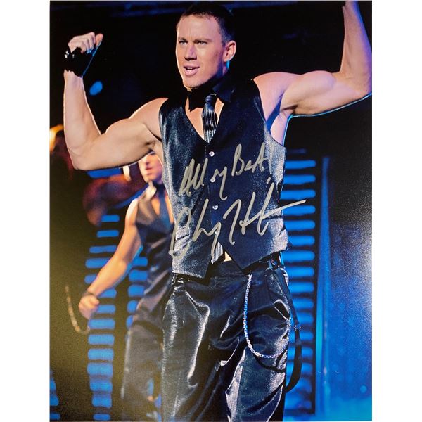 Autograph Signed Channing Tatum  Photo