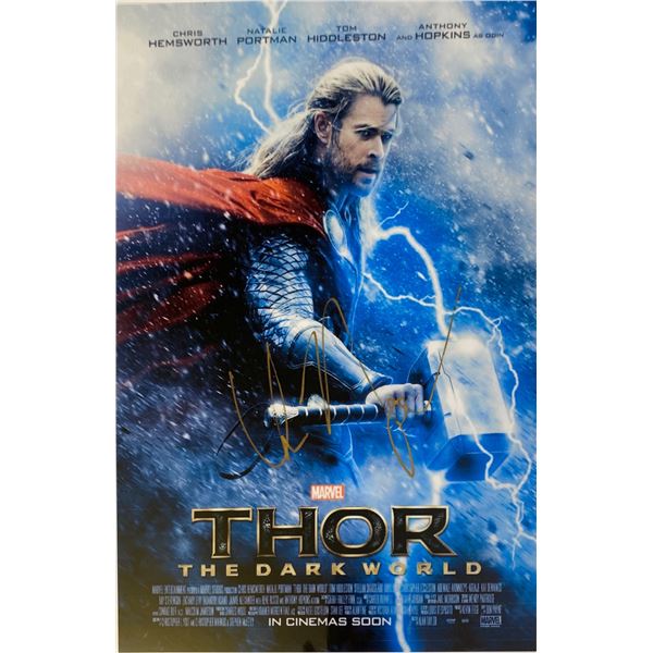 Autograph Signed Chris Hemsworth  Photo