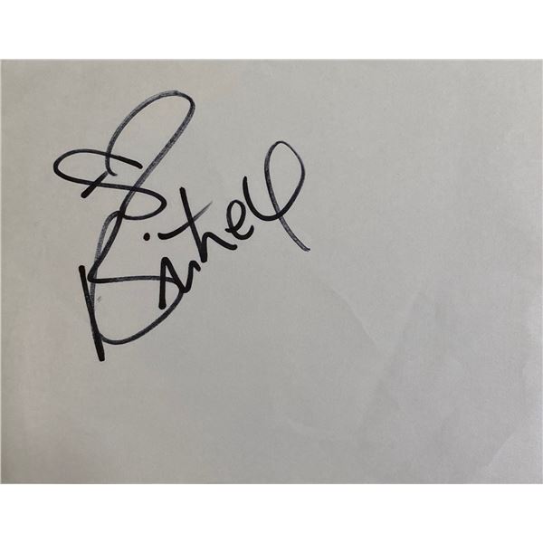 Autograph Signed  Britney  Spears Card