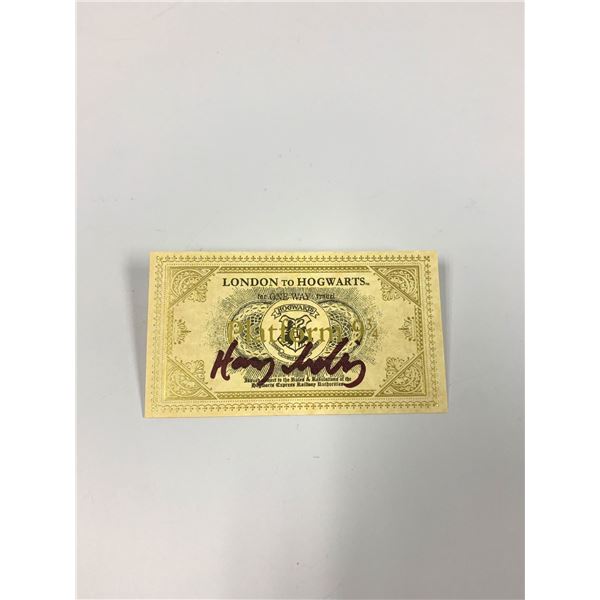 Autograph Signed Harry Potter Train Ticket Meiling