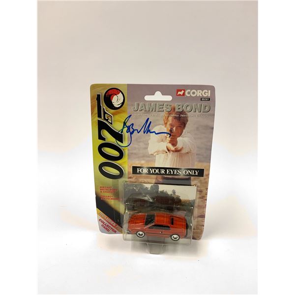 Autograph Signed James Bond Roger Moore Toy Car