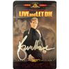 Image 1 : Autograph James Bond 007 Roger Moore Playing Card