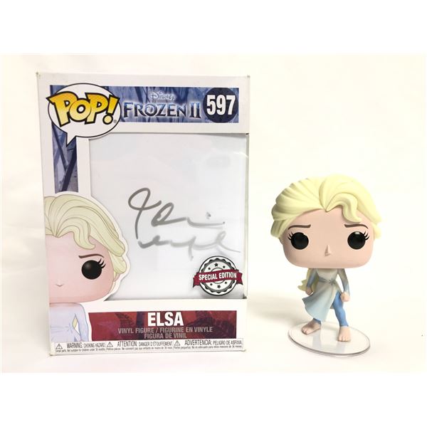 Autograph Frozen Elsa Idina Menzel Funko Pop