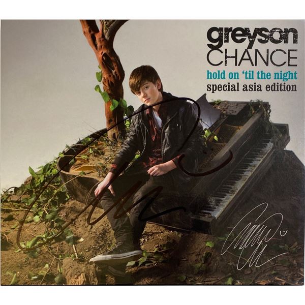 Autograph Signed Greyson Chance Album Photo