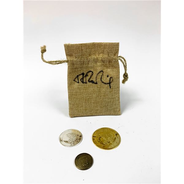 Autograph Harry Potter Coins Set JK Rowling