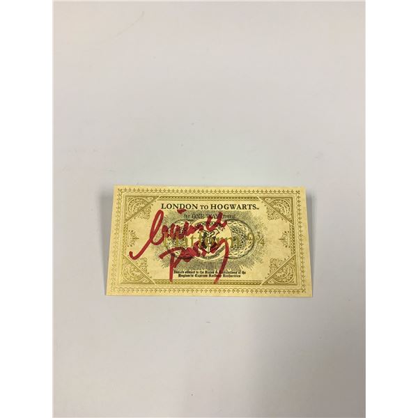 Autograph Signed Harry Potter Train Ticket Posey