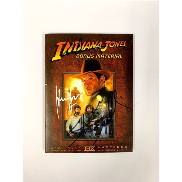 Autograph Indiana Jones DVD Booklet