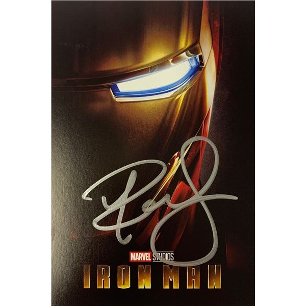Autograph Iron Man Robert Downey Jr Postcard