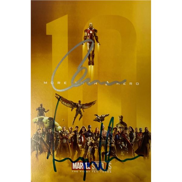 Autograph Marvel Studio Postcard
