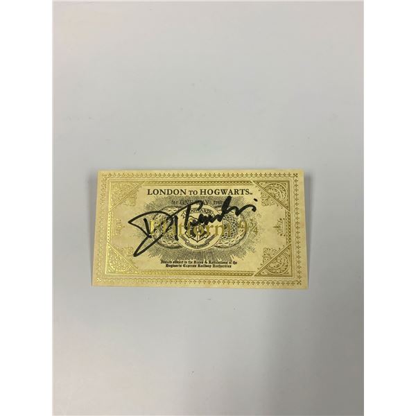 Autograph Signed Harry Potter Train Ticket Tewlis
