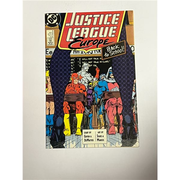 Justice League #6 Vintage DC Comic Book